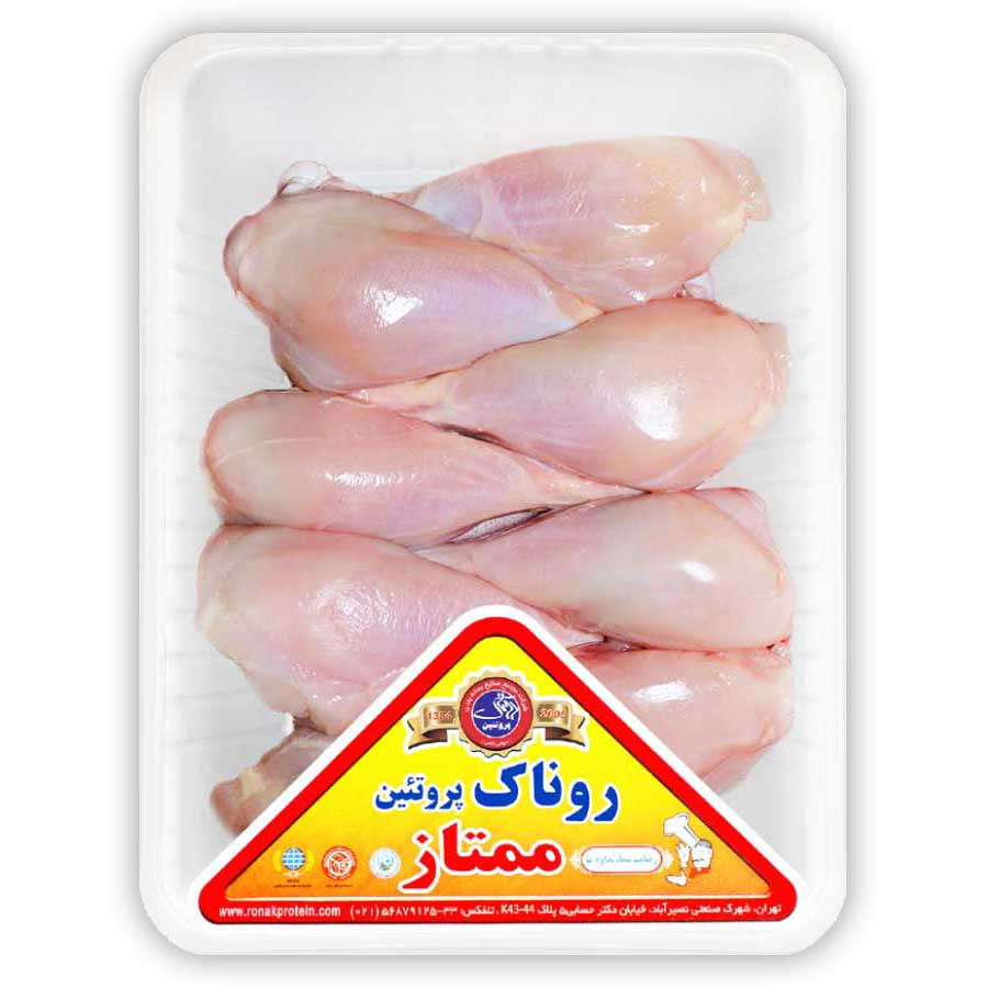 ساق مرغ بدون پوست  900 گرم کشتار روز